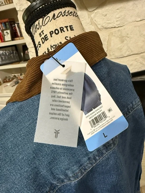 Frye Men's Denim Barn Jacket - Picture 9 of 9